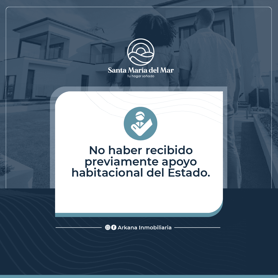 Requisito 3: Sin apoyo habitacional previo