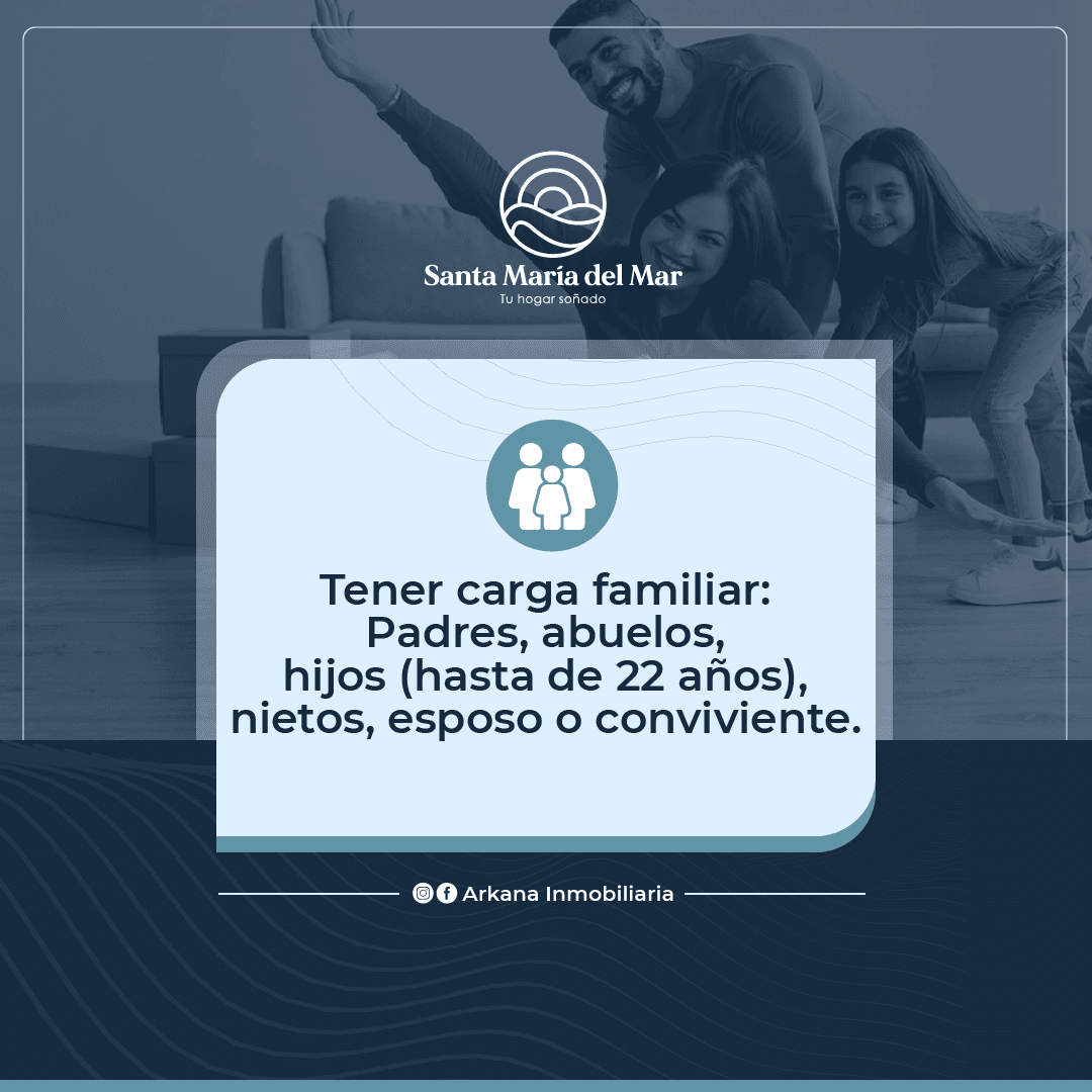 Requisito 4: Contar con carga familiar